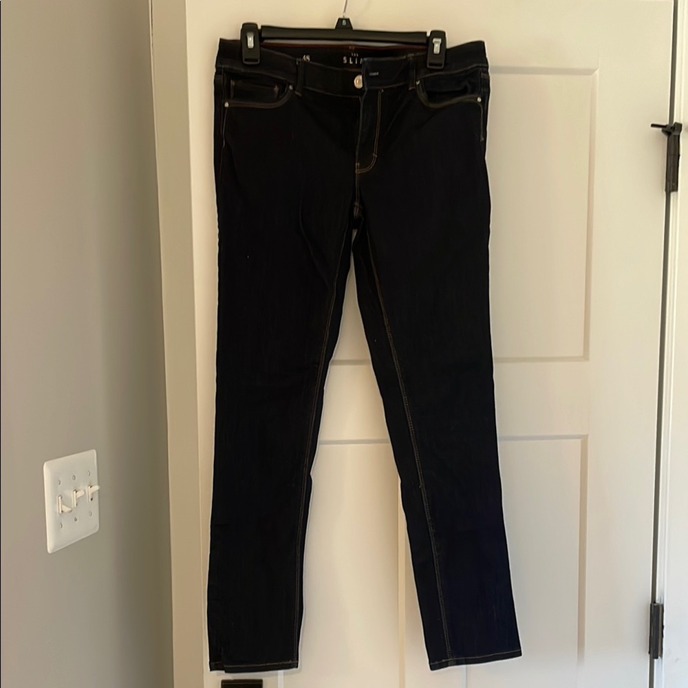 White House Black Market Blue Skinny Jeans